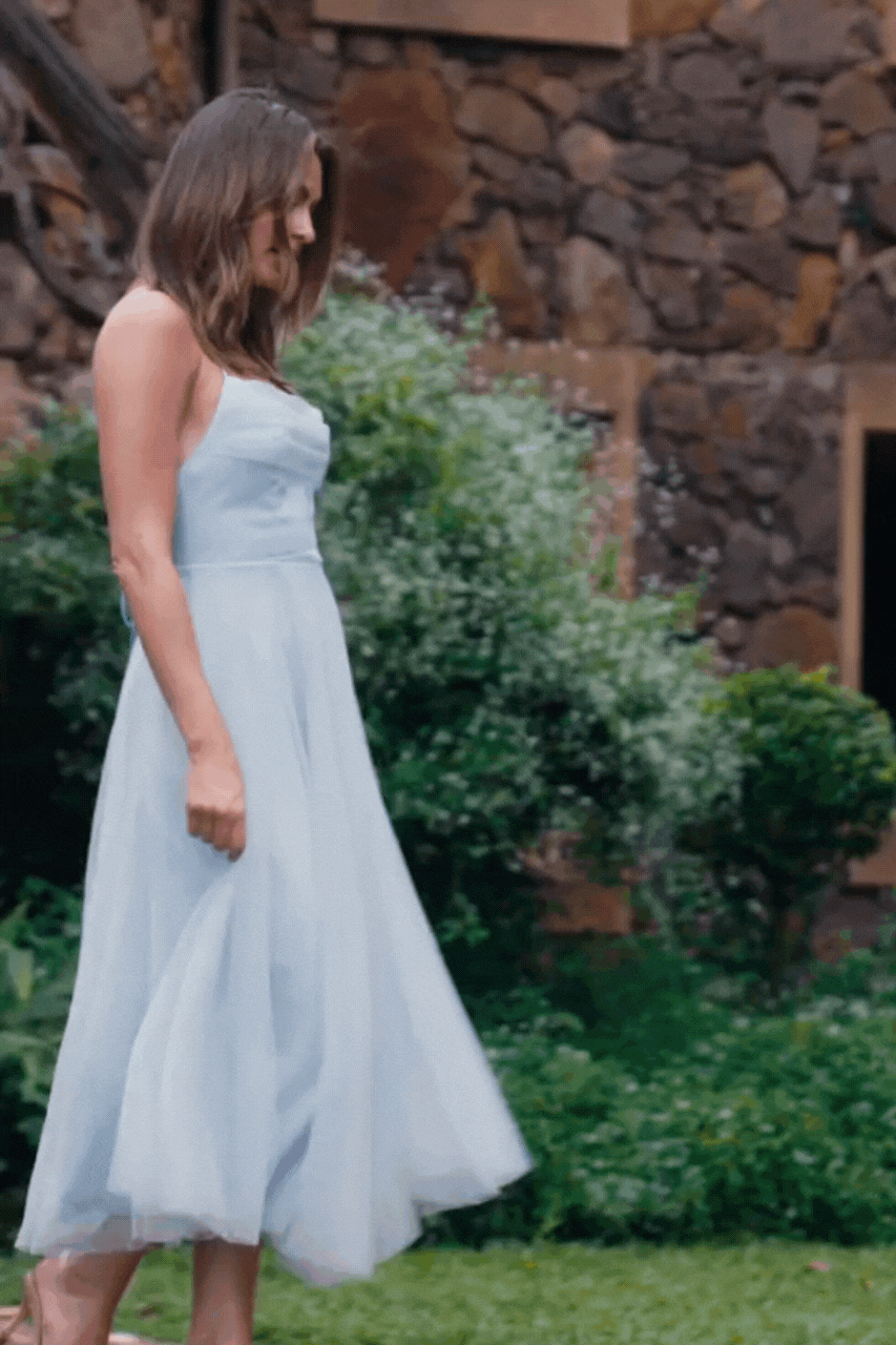 Ethereal Elegance Midi Dress