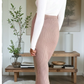 Arabelle Ribbed Knit Skirt – Sand
