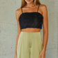 Dianna Strapless Fringe Top