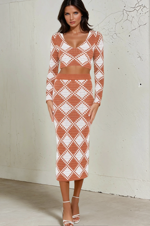 Lena Crotchet knit set