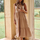 the Kimbra Maxi Dress - Beige