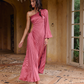 Land Of Beauty One-Shoulder Maxi Dress