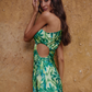 Tropical Escape One-Shoulder Mini Dress