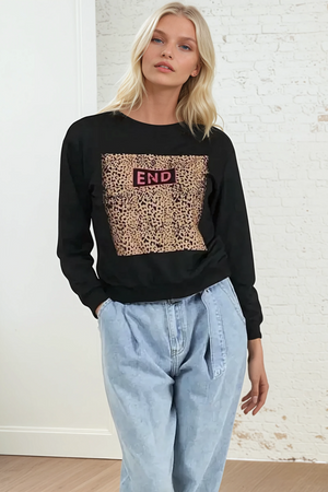 End Leopard Sweater