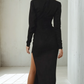 Amélie Cut-Out Maxi Dress - Black
