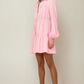 Petal Tier Shirt Dress