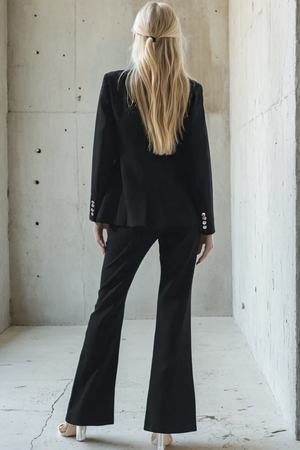 Keegan Suit Pants - Black