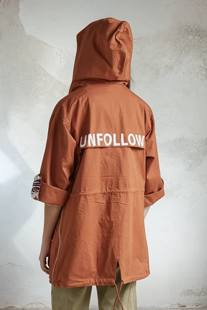Unfollow Parka – Terracotta