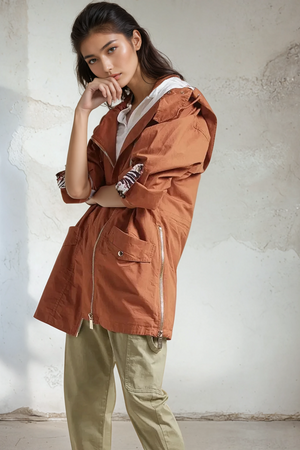 Unfollow Parka – Terracotta