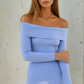 Paloma Knit Dress – Periwinkle