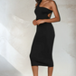 Obsidian Curve Midi Dress