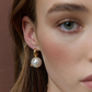 Layla Pearl Ball 18K Gold Plated Earrings