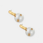 Layla Pearl Ball 18K Gold Plated Earrings