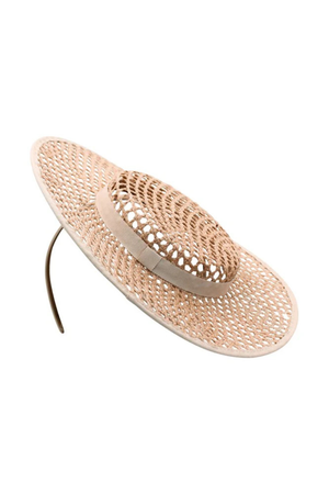 Cassy Racewear Boater in Nude Cream