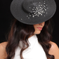 Celia Racewear Plate Hat in Black