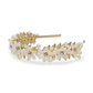 Fleur Headband in Pearl & Gold