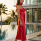 Élodie Maxi Dress – Red