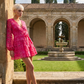 Siena Tiered Checkered Organza Mini Dress