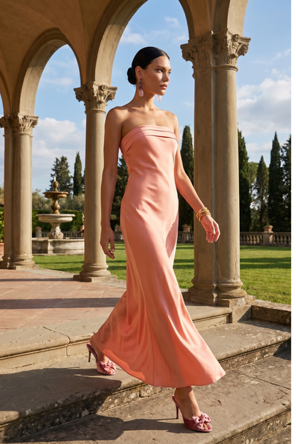 Ibiza Luxe Strapless Maxi Dress