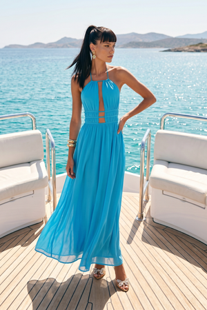 Isla Azure Maxi Dress