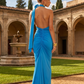 Azura Rose Halter Dress