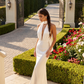De Jour Halterneck Maxi Dress - Oyster