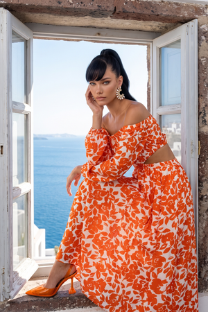 Olivia Cut-out  Maxi Dress