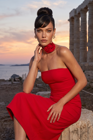 Catherine Rose Tie Dress.