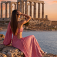 Land Of Beauty One-Shoulder Maxi Dress