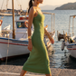 Alice Midi Dress - Green