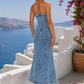 Elan Denim Maxi  Dress