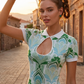 Eden Mini Dress - Green