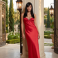 Fleur Rouge Maxi Dress - Red