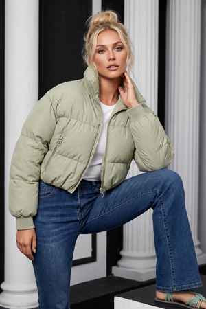 Escape Crop Puffer Jacket