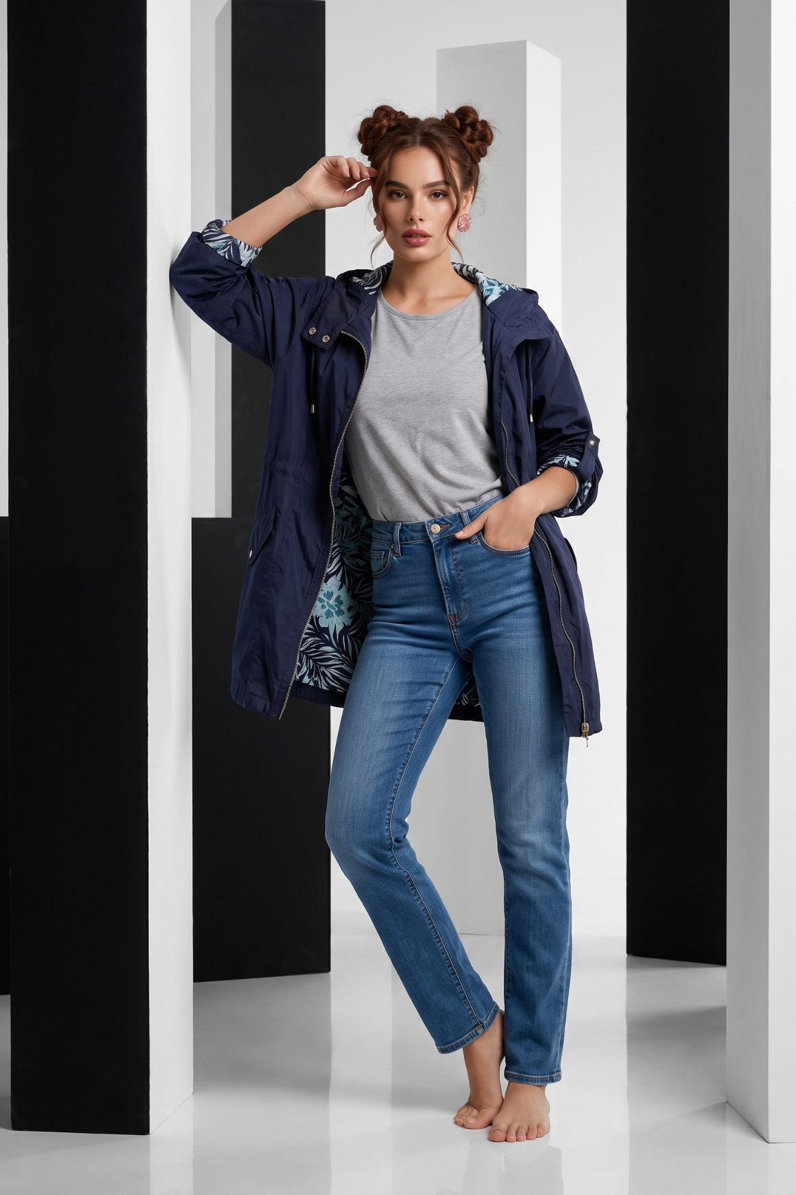 Unfollow Parka - Navy