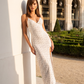 Élodie Backless Midi Dress – Ivory