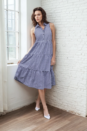 Kimbra Maxi Dress - Gingham