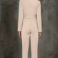 Power Mode Jumpsuit - Beige