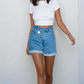 Ibiza Crop Top - White