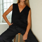 Molly Knit Vest – Black