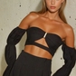 Romee Crop Top - Black
