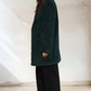 Paola Bouclé Coat – Emerald