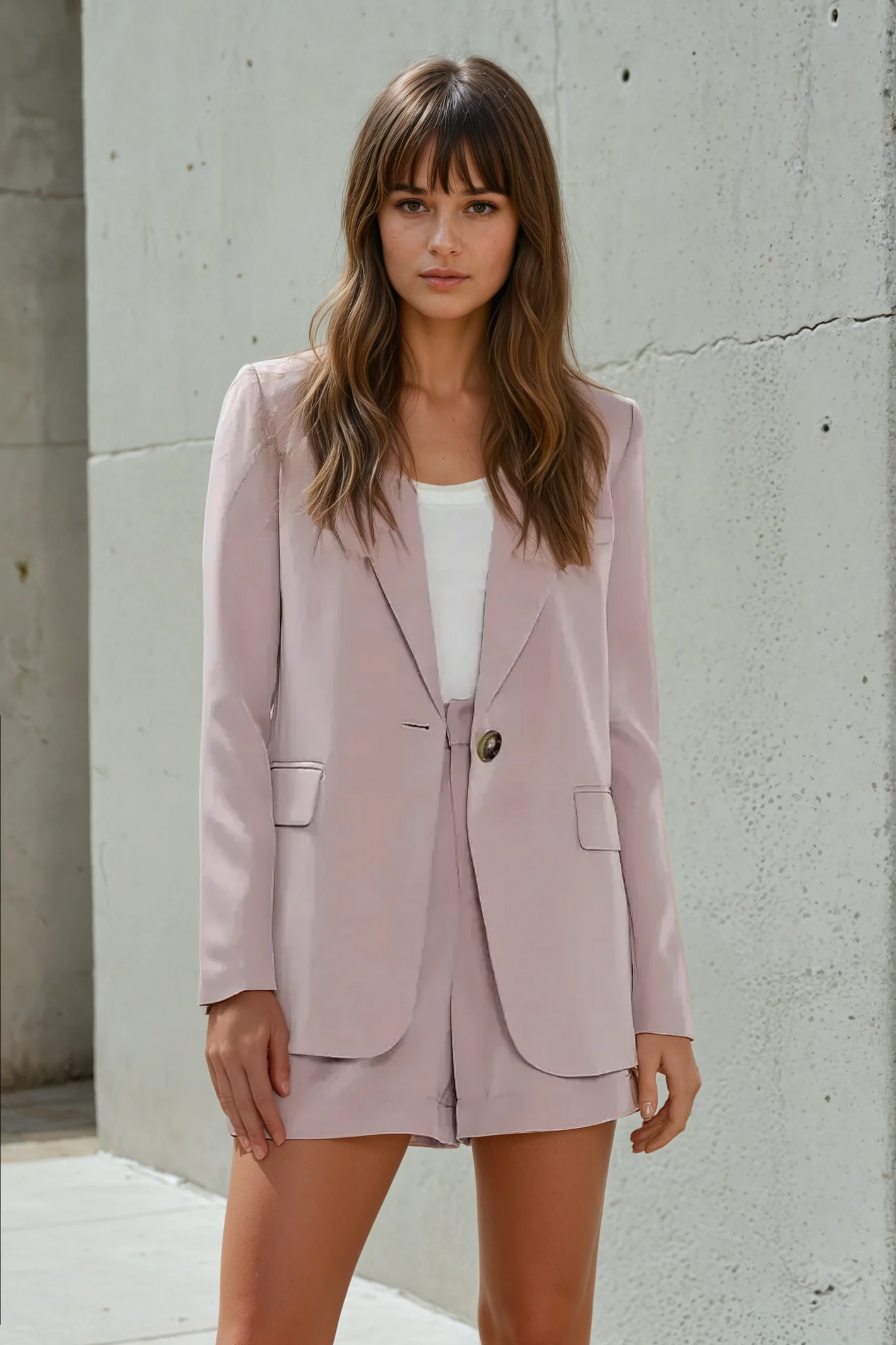 Giselle Blazer – Pastel Pink