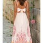Rustic Bloom Maxi Dress