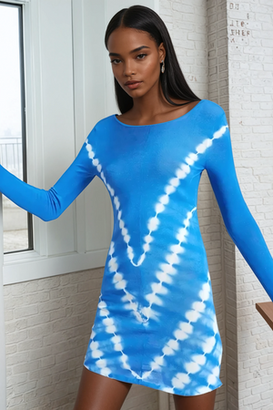 Oceanic Rush Mini Dress