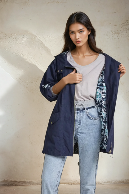 Unfollow Parka - Navy