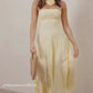 Alina Halter Maxi Dress – Lemon