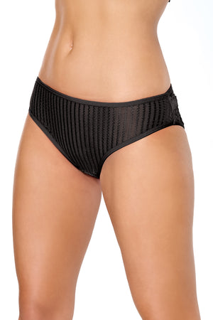 Noir Belle Bow panties - Black